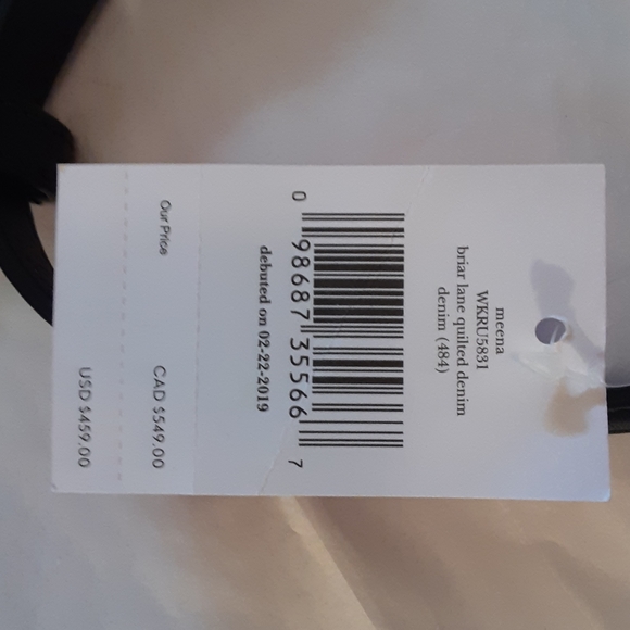 NWT Kate Spade meena briar lane quilted denim Bag - Picture 2 of 7